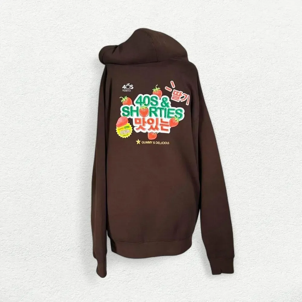 40's & Shorties Gummy Dark Chocolate Fresita Hoodie